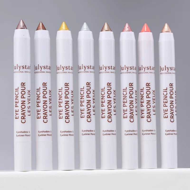 18colors Eyeshadow Stick Matte Shimmer Multi-color Waterproof High Pigmented Eyeshadow Pencil Crayon Makeup Tool Eye Cosmetics