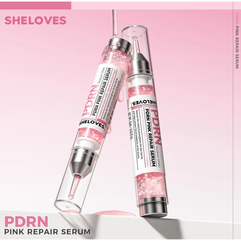 PDRN Salmon Repairing Serum 50ml Hyaluronic Acid Collagen Lifting Firming Hydrating Essence Portable Skin Barrier Care Serum