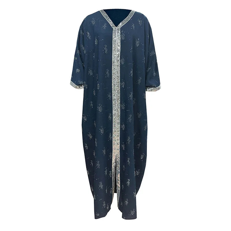 New arrival Fashionable Long Pearl Beaded Gown for spring season, Ramadan, and Eid celebrations