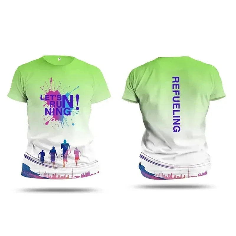 2026 Outdoor Sports Short Sleeve Top Summer Sports T Shirt Family Style Adults Kids Tee Unisex for Fitness Running  T Shirt