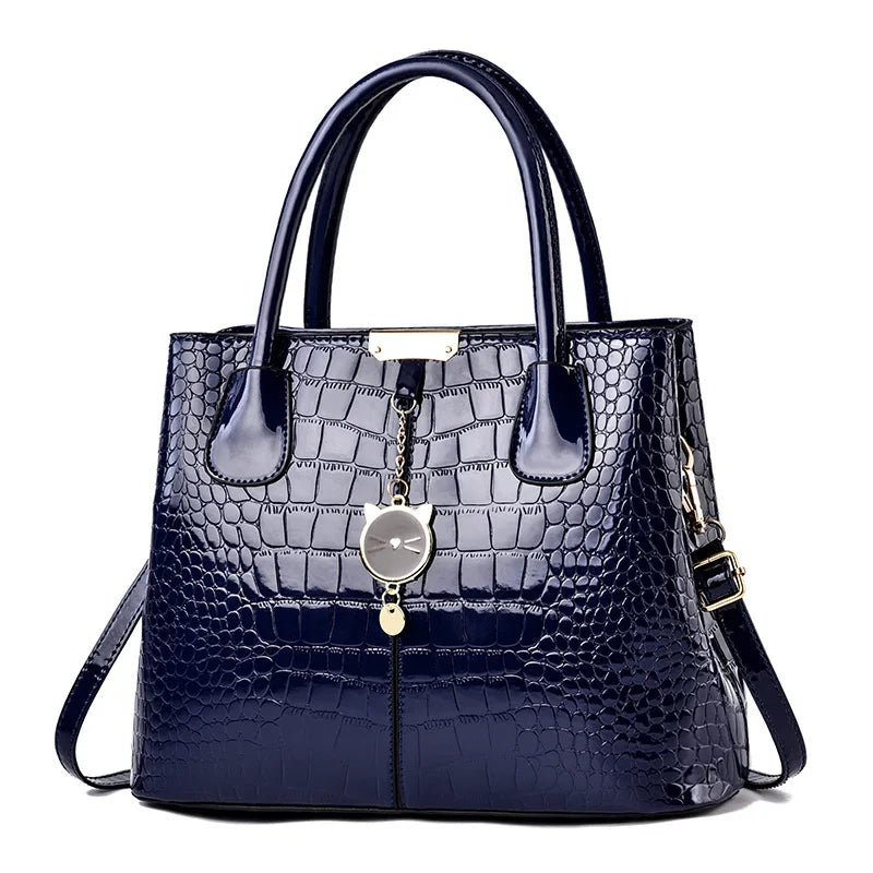 Luxury Designer Shoulder Crossbody Bags for Women Fashion High Quality Bright Leather Ladies Purses and Handbags Wallets Ssc