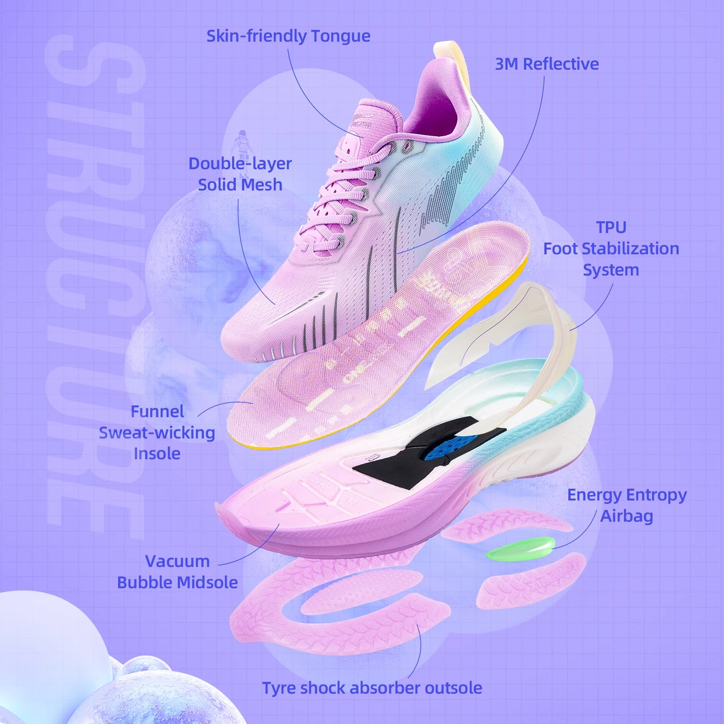 ONEMIX Women’s Running Shoes – Breathable Sport Sneakers