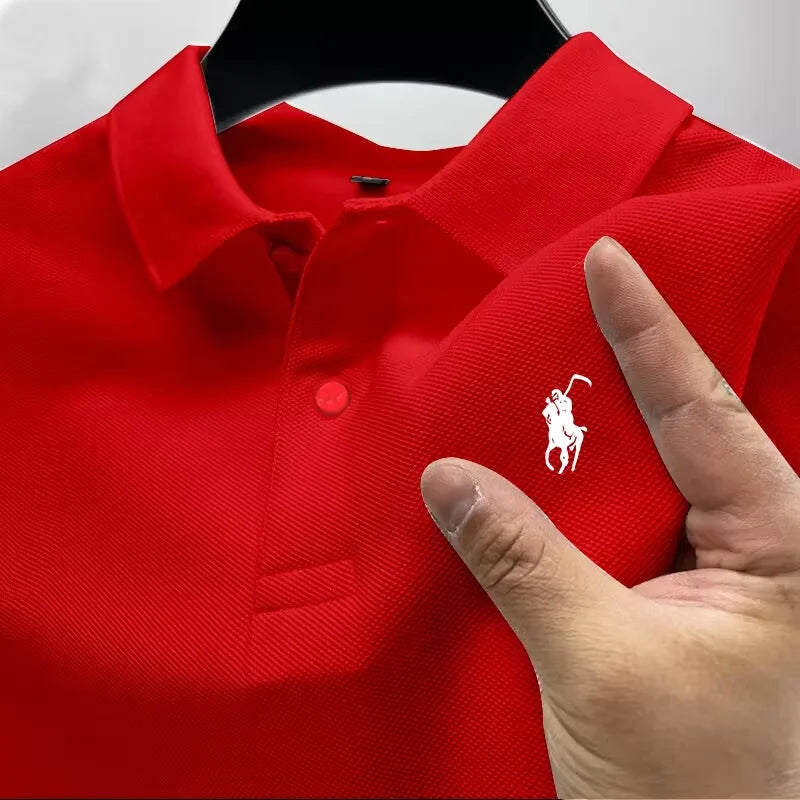 2026 Men’s Luxury Summer Polo T-Shirt – Casual Business Style