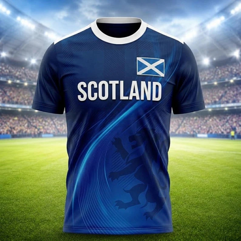 SCOTLAND FAN JERSEY 2026 JERSEY FOOTBALL SHIRT MATCH KIT TRAINING KIT 3D PRINTED OUTDOOR SPORTS ESSENTIAL FAMILY GIFT