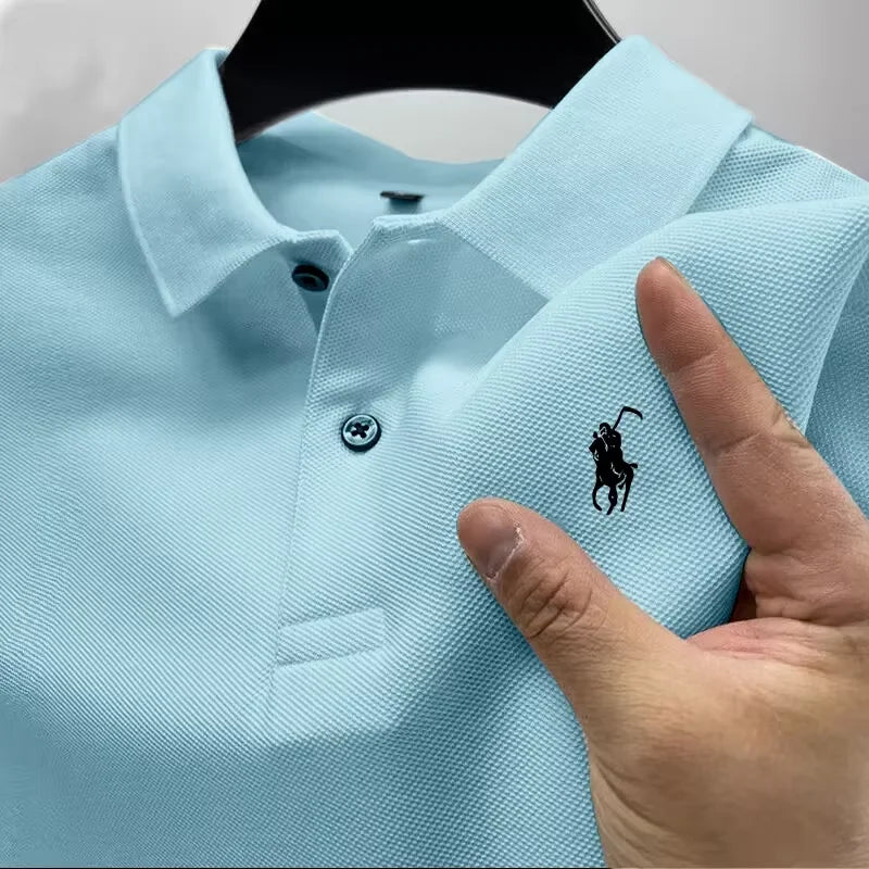 2026 Men’s Luxury Summer Polo T-Shirt – Casual Business Style