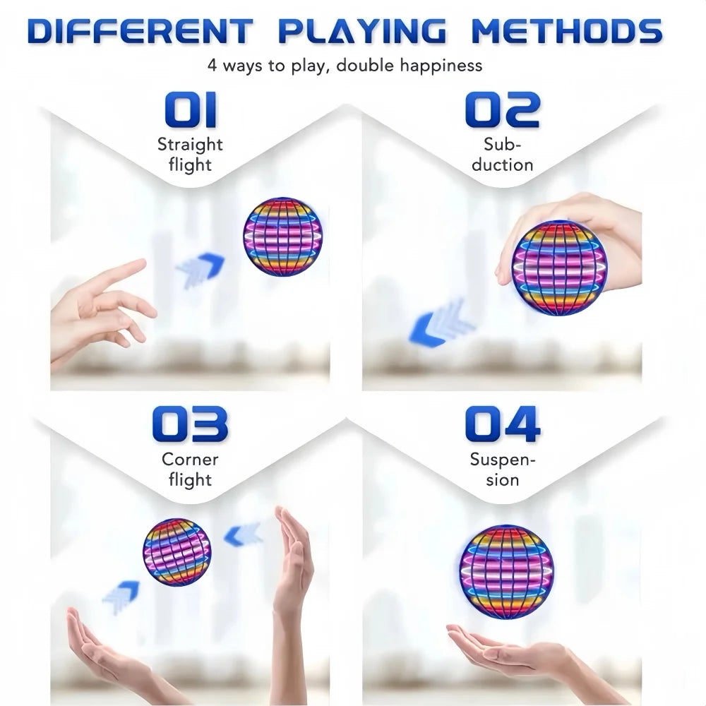 LED Flying Ball Cosmic Globe Toy