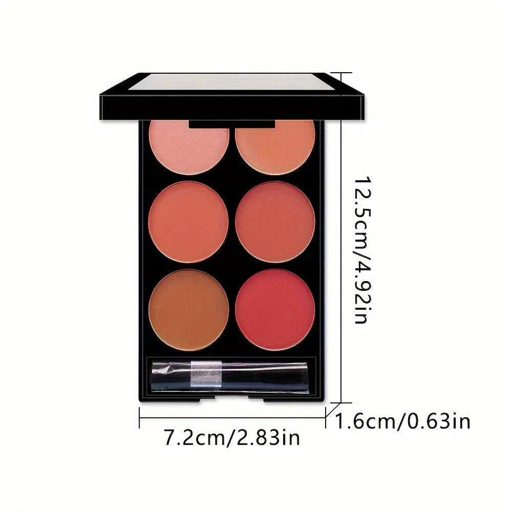 6-Color Blush &amp; Contour All-in-One Palette 2026