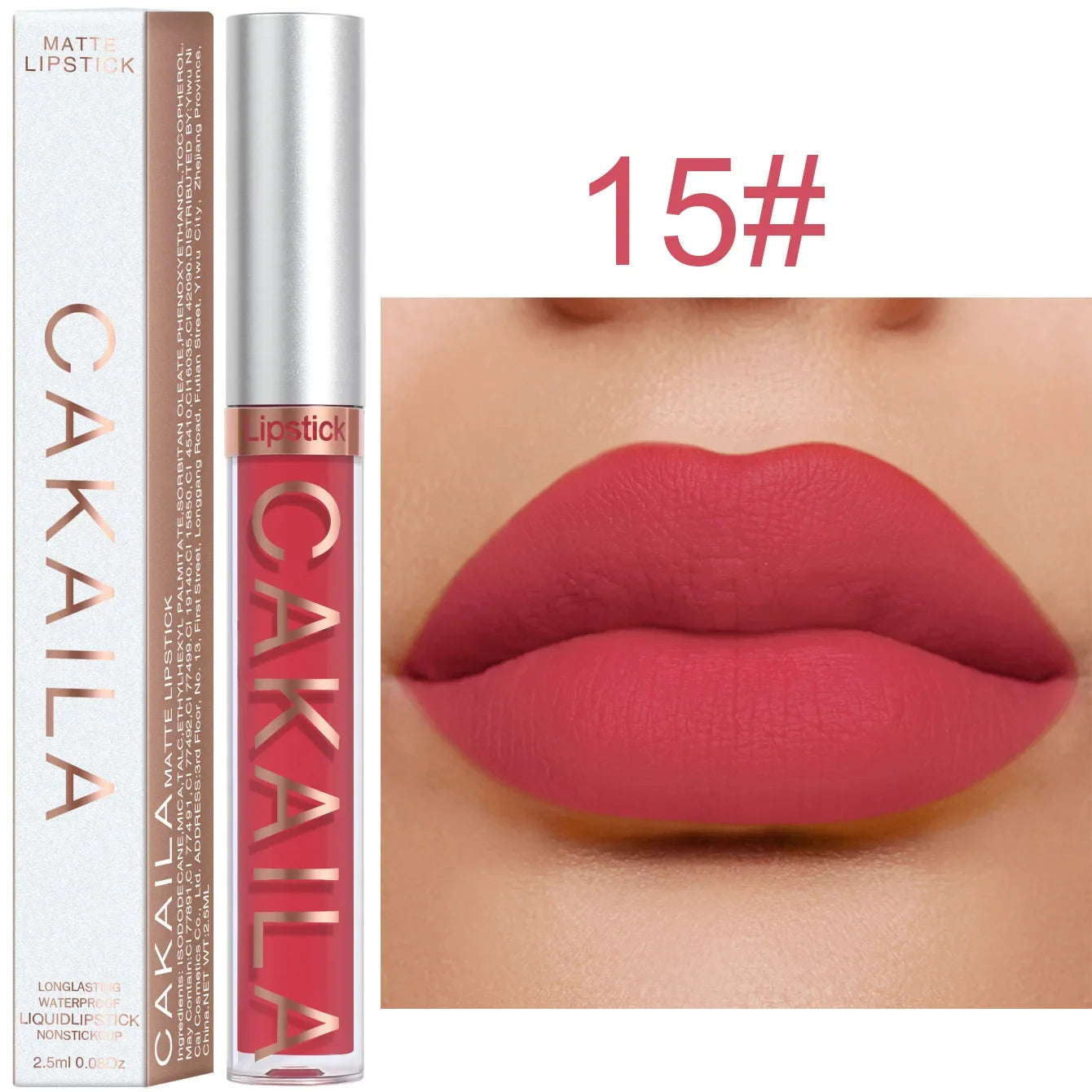 Sexy Long Lasting Velvet Matte Lip Gloss Liquid Lipstick Lip Makeup Women Beauty Red Nonstick Cup Waterproof Lip Gloss