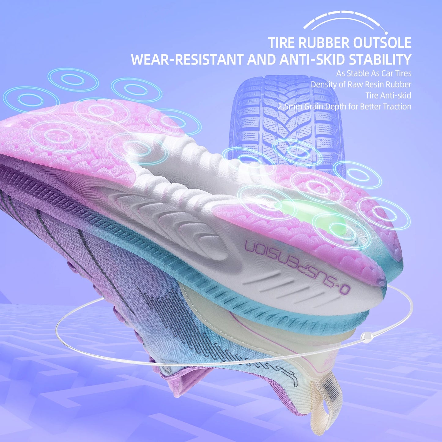 ONEMIX Women’s Running Shoes – Breathable Sport Sneakers