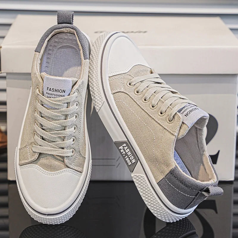 Fashion canvas casual shoes high-quality men's board shoes sports sneakers F8S6A10H