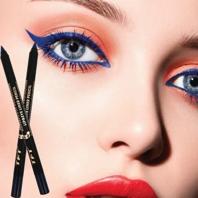 Quick-drying Eyeliner Waterproof Liquid Eyeliner Gel Pen Colourful Pigment Long Lasting Smooth Pencil Eye Beauty Makeup Cosmetic