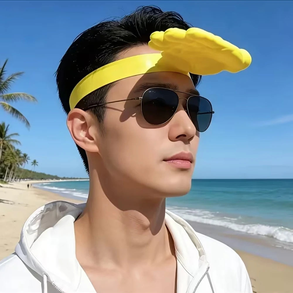 Hand Shaped Sun Hat with Full Face & Neck Coverage - قبعة شمسية بتصميم اليد مع تغطية كاملة للوجه والرقبة