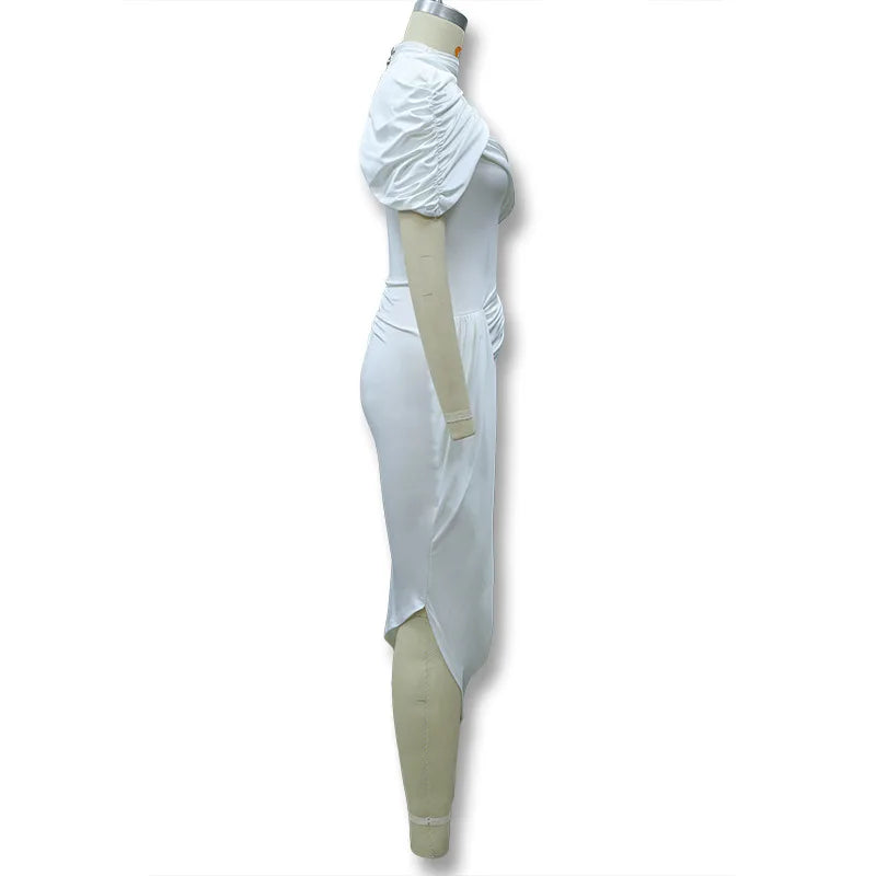 Chic Irregular Pleated Ruched Strapless Dress Women Sleeveless Off Shoulder Slim Short Dresses 2026 New Lady Evening Party Gowns