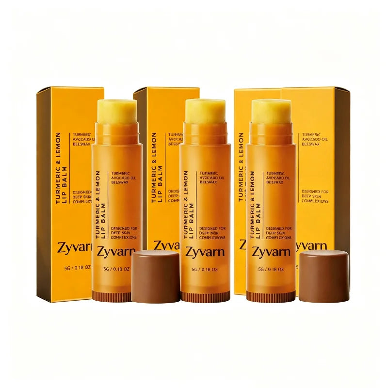 Turmeric Lemon Beeswax Lip Balm 5g Moisturize Lock In Moisture For Dryness Lips Gentle Repair Improve Dull Daily Lip Care