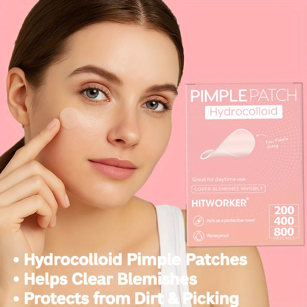 HITWORKER Hydrocolloid Acne Patches – 800PCS