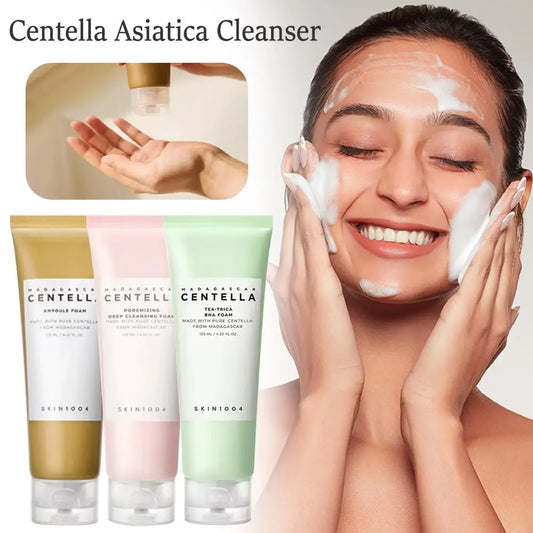 Skin1004 Himalayan Salt Centella Asiatica Cleanser Deep Cleansing Foam Removes Impurities Gentle Refreshing Facial Cleanser