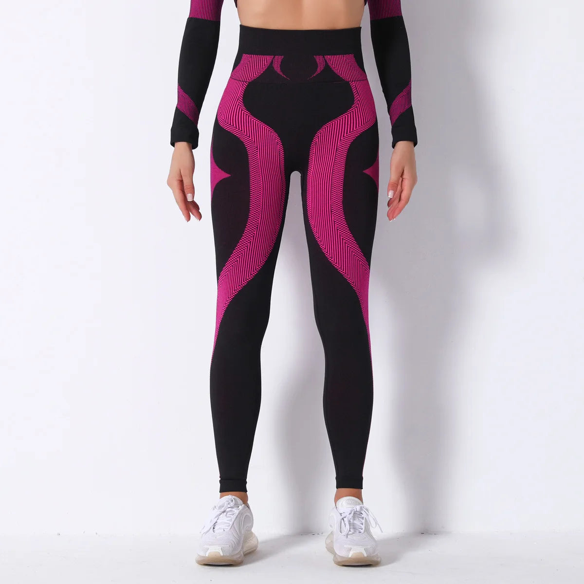 Clearance Items Quick-Dry Seamless Stripe Woman Yoga Pants Summer Breathable Running Gym Sports Fitness Pants Leggings