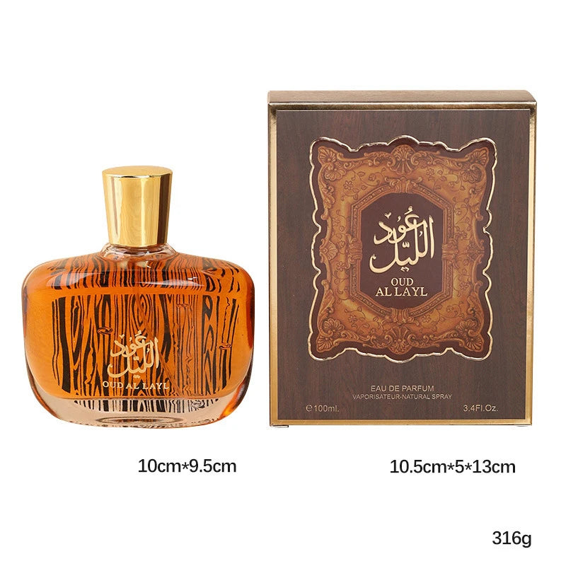 Fresh Scents With Oud Wood Men Sandalwood Perfume Lasting Oriental Perfume Warm Spicy Woody Luxury Brand Arabe Perfume