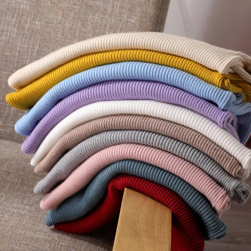 Women's Elegant Knitted Pullover Sweater Vintage Half High Neck Solid Tops Casual Slim Fit Sweaters Autumn Winter Basic Knitwear