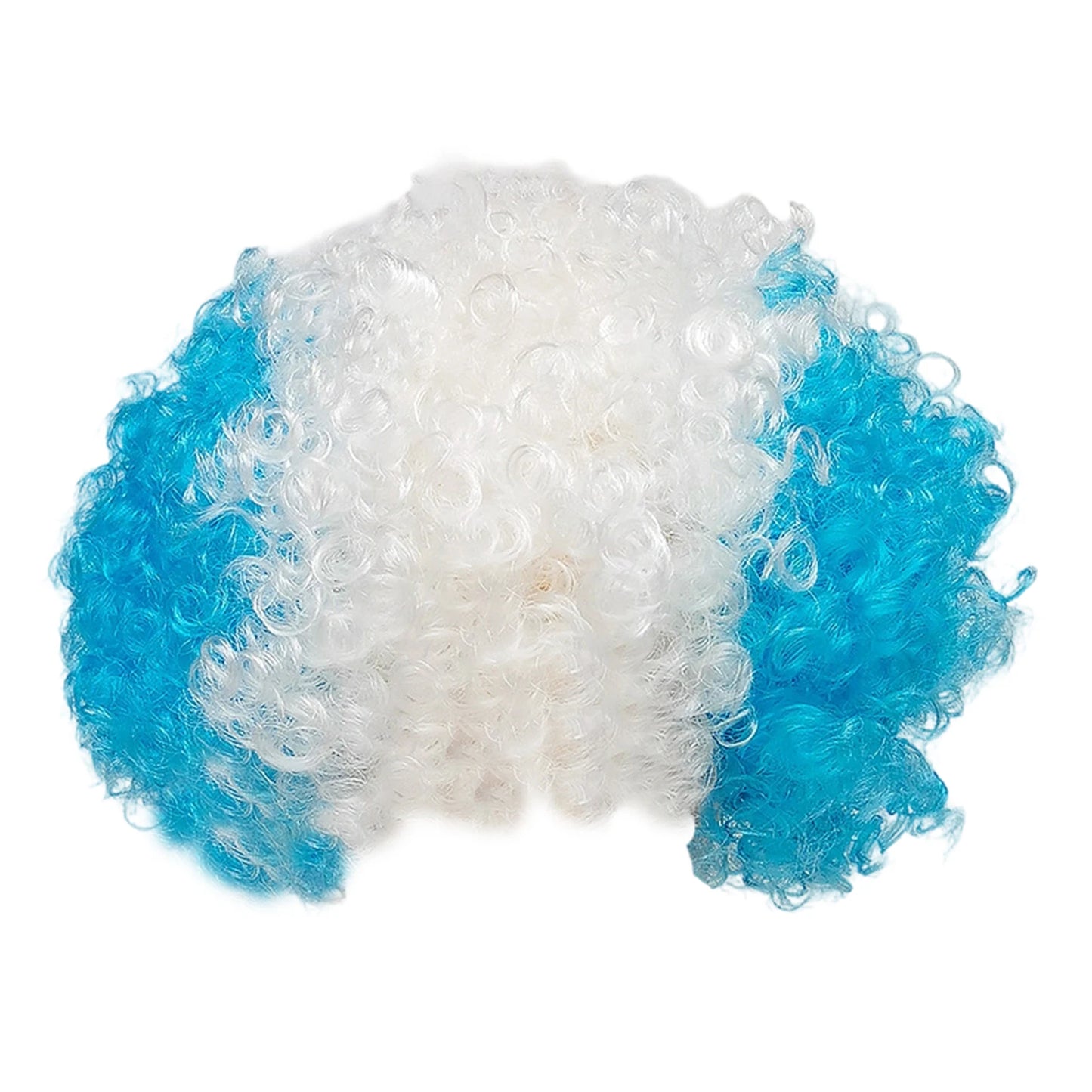 Football Fan Flag Color Explosion Wig -باروكة مشجعي كرة القدم الملونة