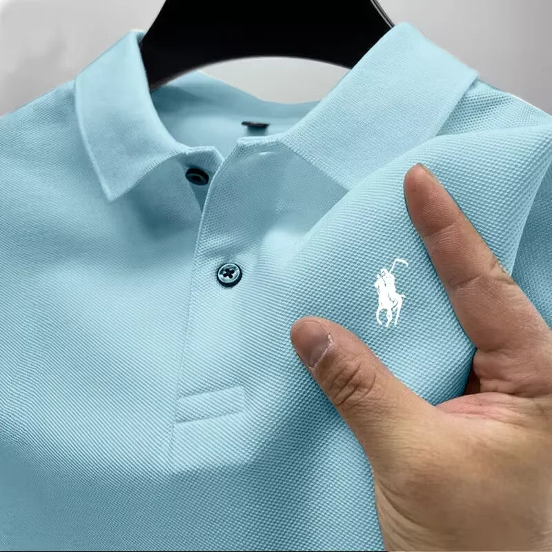 2026 Men’s Luxury Summer Polo T-Shirt – Casual Business Style