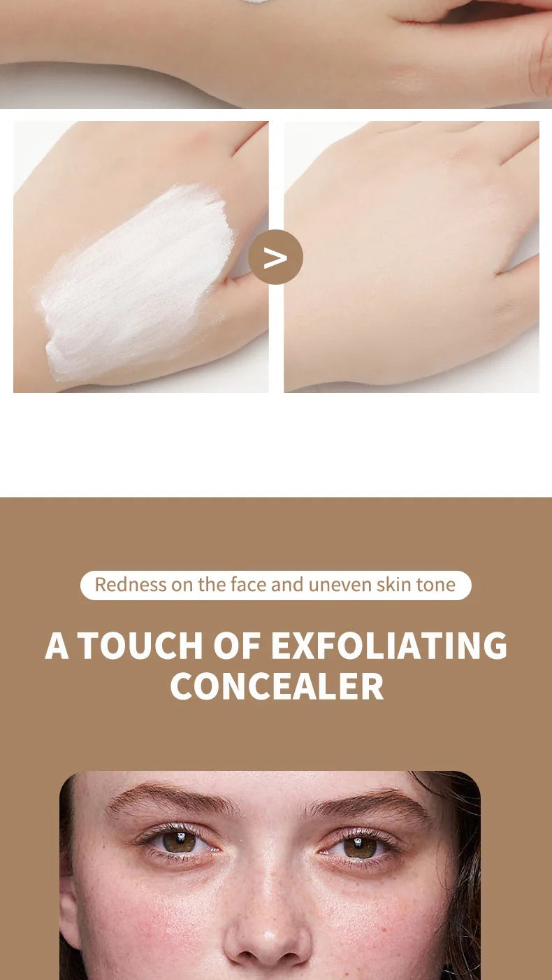 Color Changing Liquid Foundation Concealer Face Base Primer Cosmetics Long-Lasting,Moisturizing BB Cream Base Make-up for women