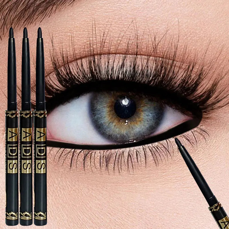 Waterproof Black Eyeliner Pencil Set – Long-Lasting & Smudge-Proof