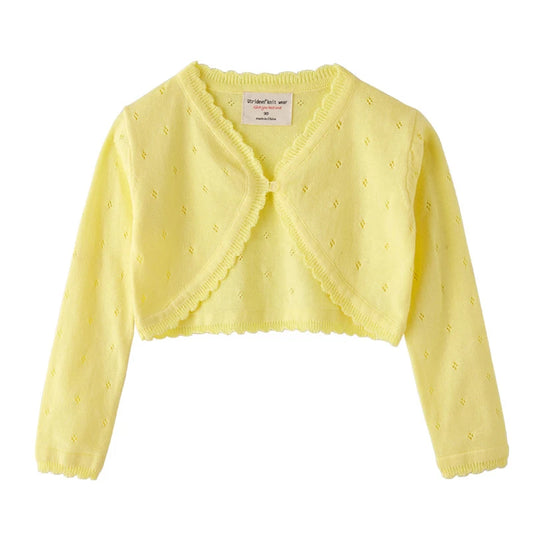 Baby Girl Shawl Jacket Summer Infant Cardigan Outerwear Baby Clothes