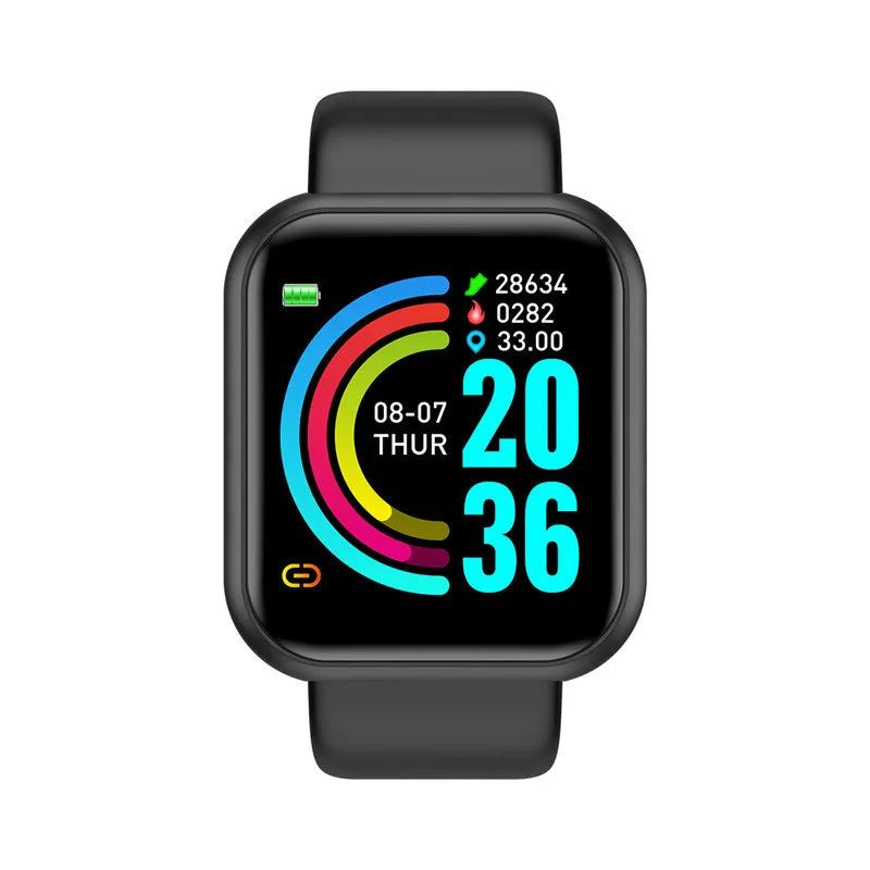 Bluetooth Smart Watches For Women Men Networked Phone Control Music Smartwatch Fitness Sports Bracelet Health Monitor Clock Y68