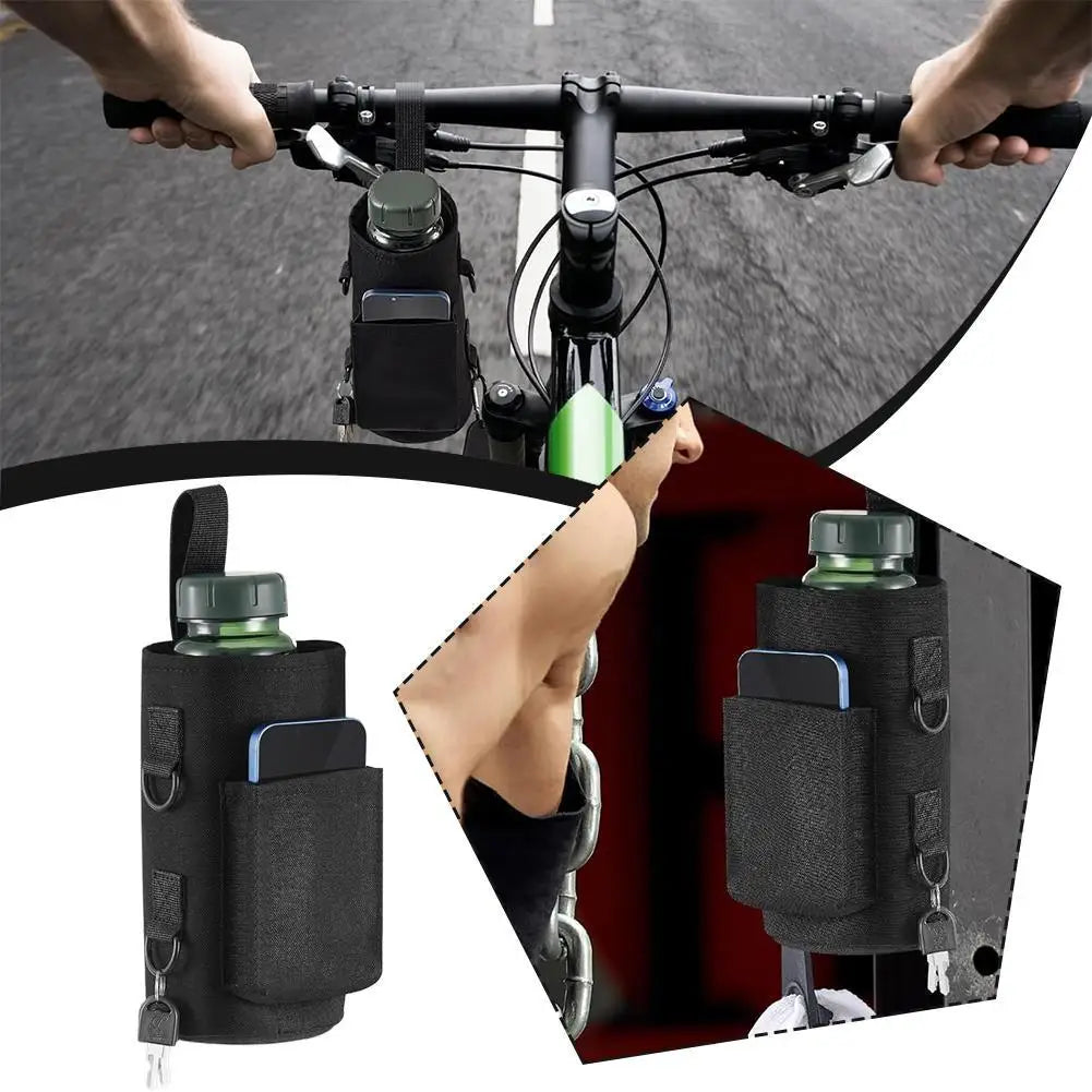 Magnetic Gym Water Bottle Bag Non Slip