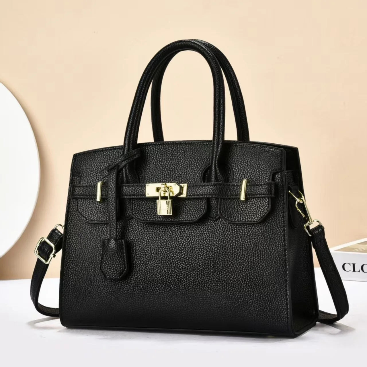 New Style Simple Litchi Pattern Women’s Crossbody Bag