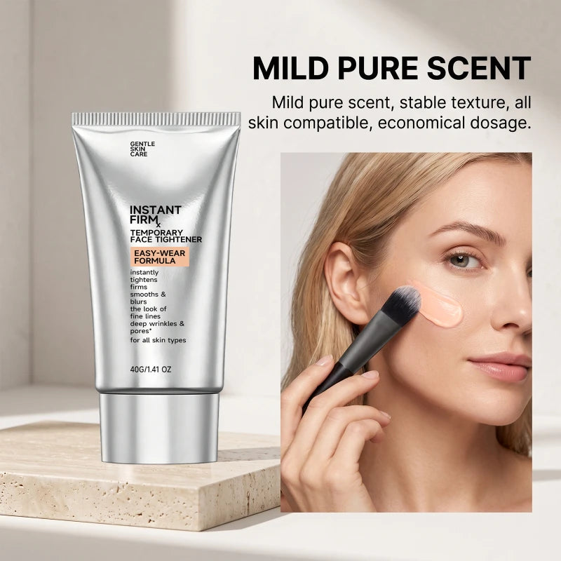 Instant Firm Facial Cream 40g Centella Asiatica Moisturizing Mild Calming Repair Cream Moisturize Hydrate Skincare With Brush