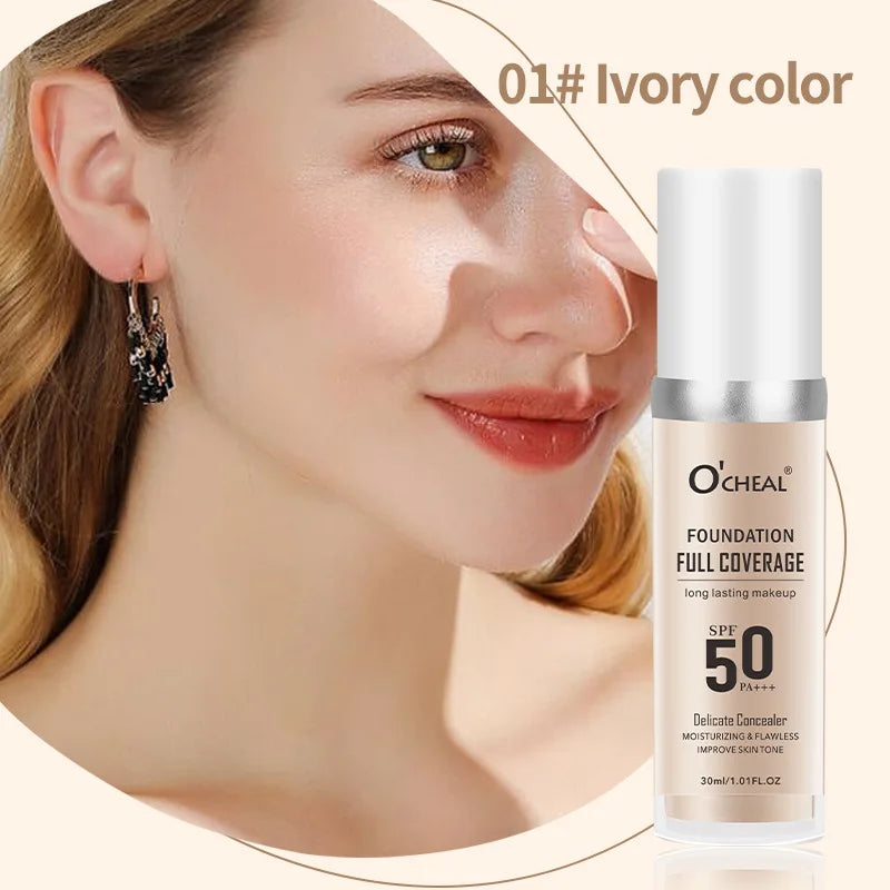 Color Changing Liquid Foundation Concealer Face Base Primer Cosmetics Long-Lasting,Moisturizing BB Cream Base Make-up for women