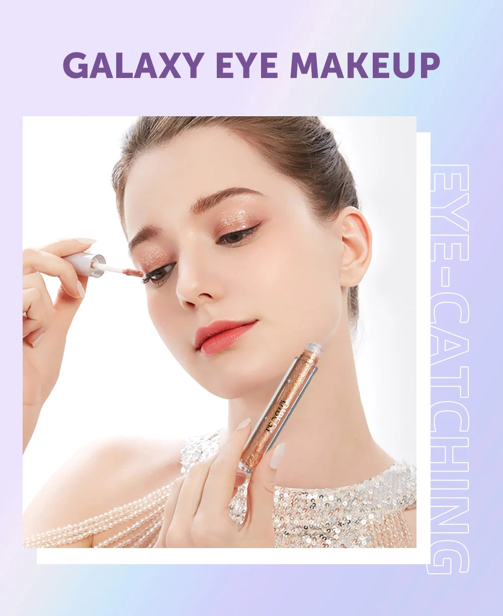 Diamond Shimmer Waterproof Liquid Glitter Eyeliner Eyeshadow Shiny Metallic Eyeliner Pen Eye Beauty Party Makeup Eye Shadow