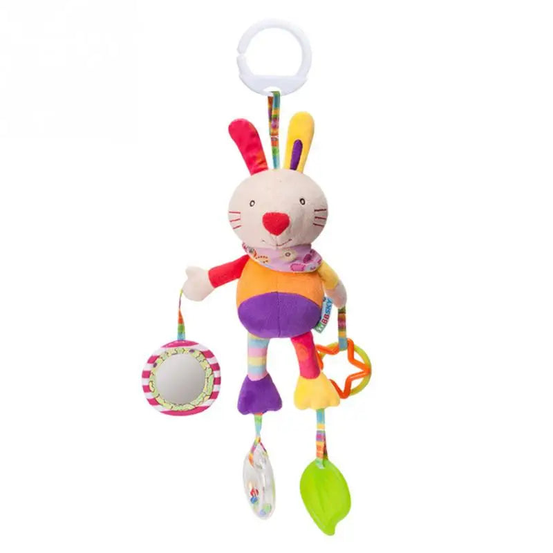 Newborn Baby Plush Stroller Toys Baby Rattles Mobiles Cartoon Animal Hanging Bell Educational Baby Toys 0-12 Months Speelgoed