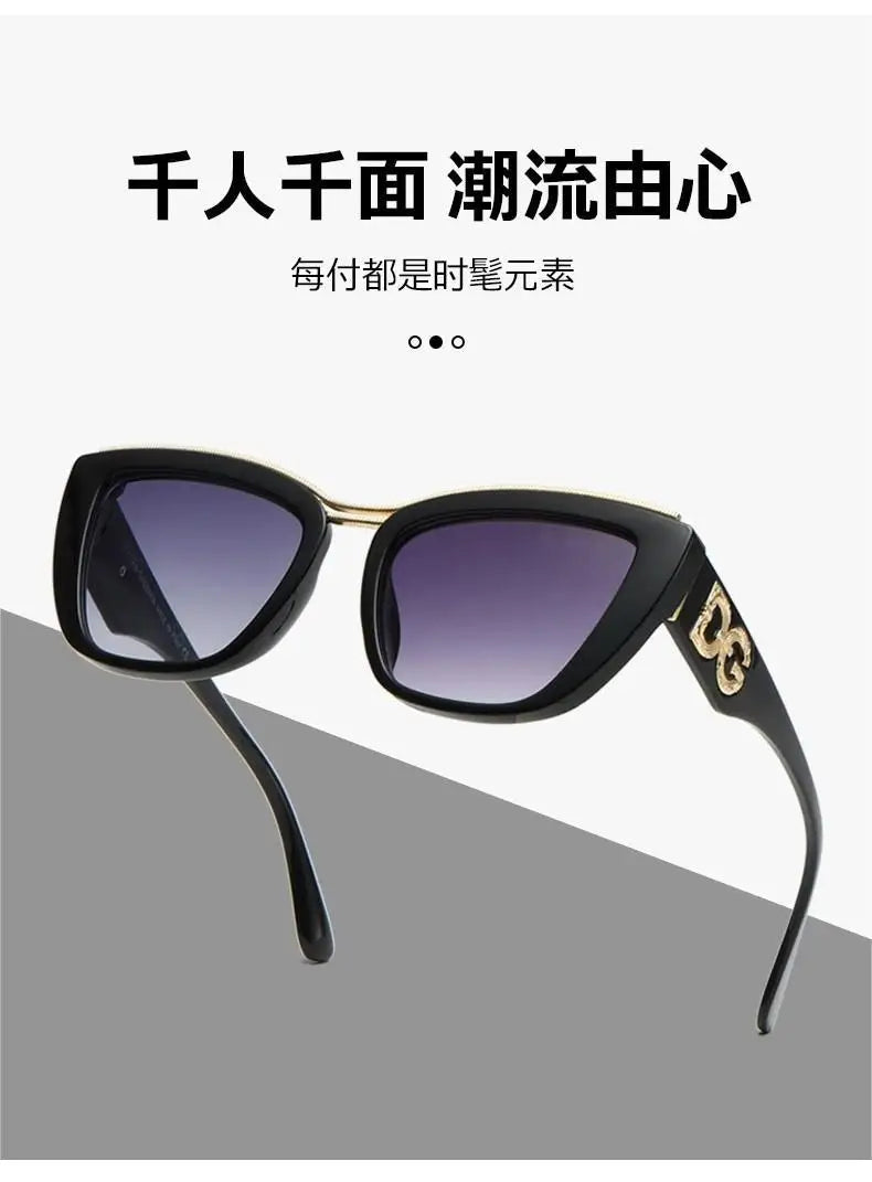 Large Frame Retro Women’s Sunglasses – European & American Style