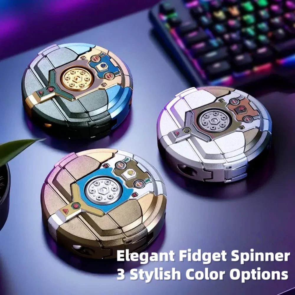 360° Rotating Deformation Robot Fingertip Gyro Toy