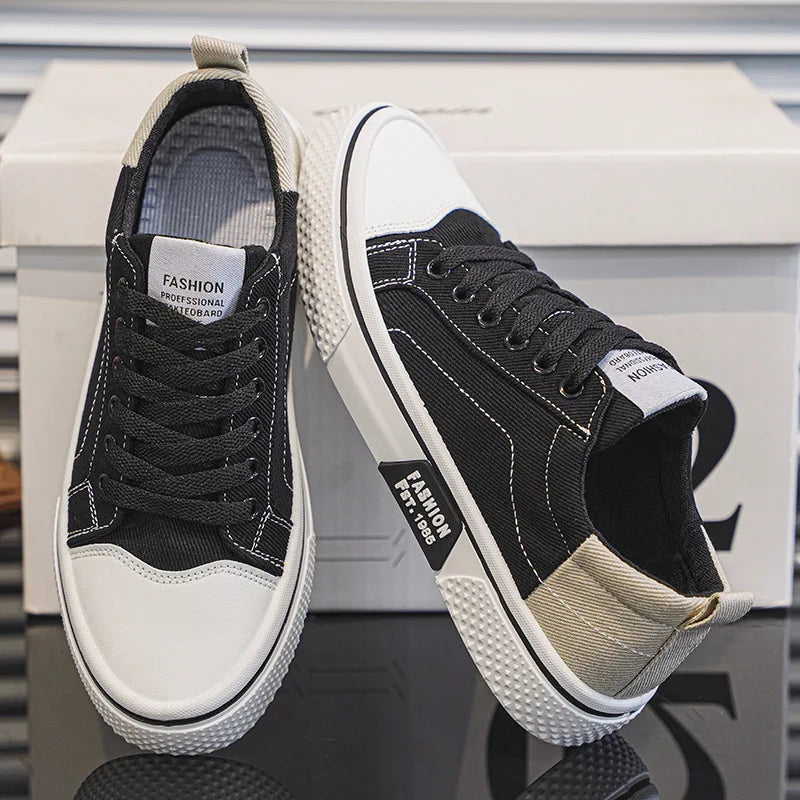 Fashion canvas casual shoes high-quality men's board shoes sports sneakers F8S6A10H