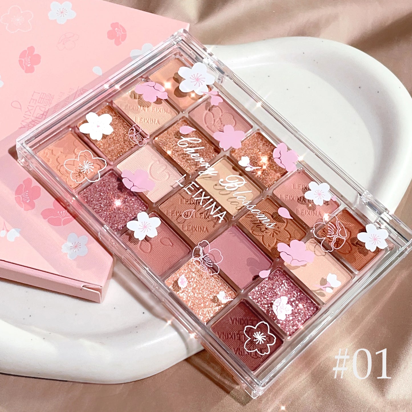 20 color eyeshadow tray, matte shimmer high pigment makeup, multi-color brown tone long-lasting daily wear eyeshadow, suitable f