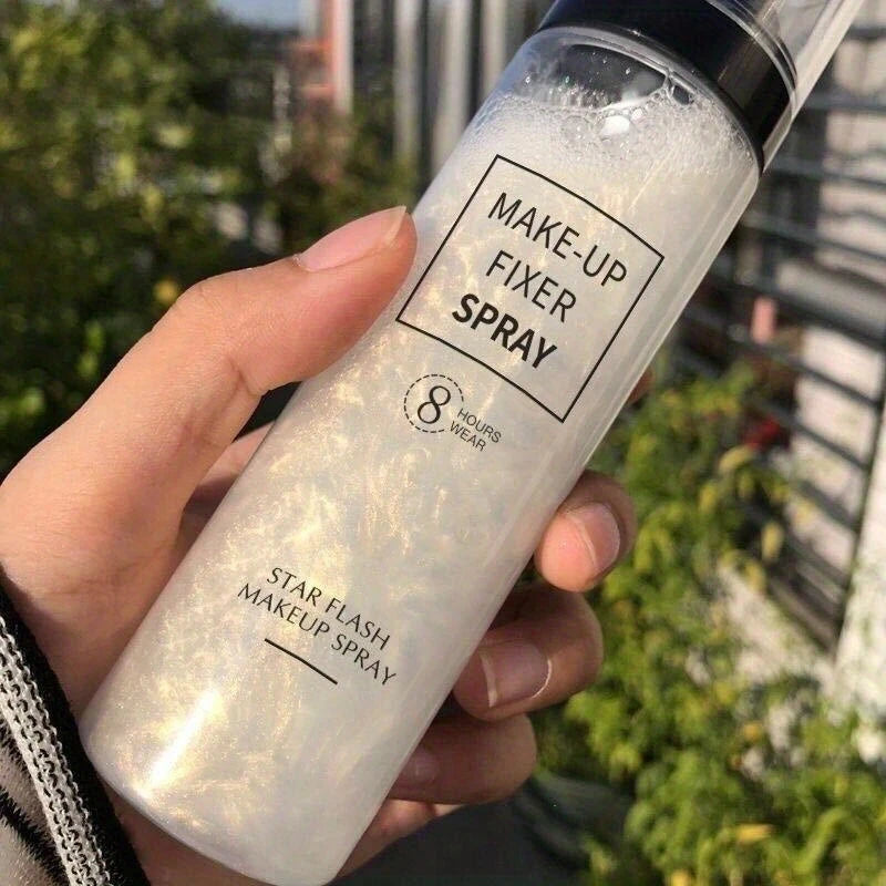 Makeup Setting Spray,Oil Control Lightweight Quicksand Setting Spray 100ml,Moisturizing Long Lasting For 16h Toner Set Makeup