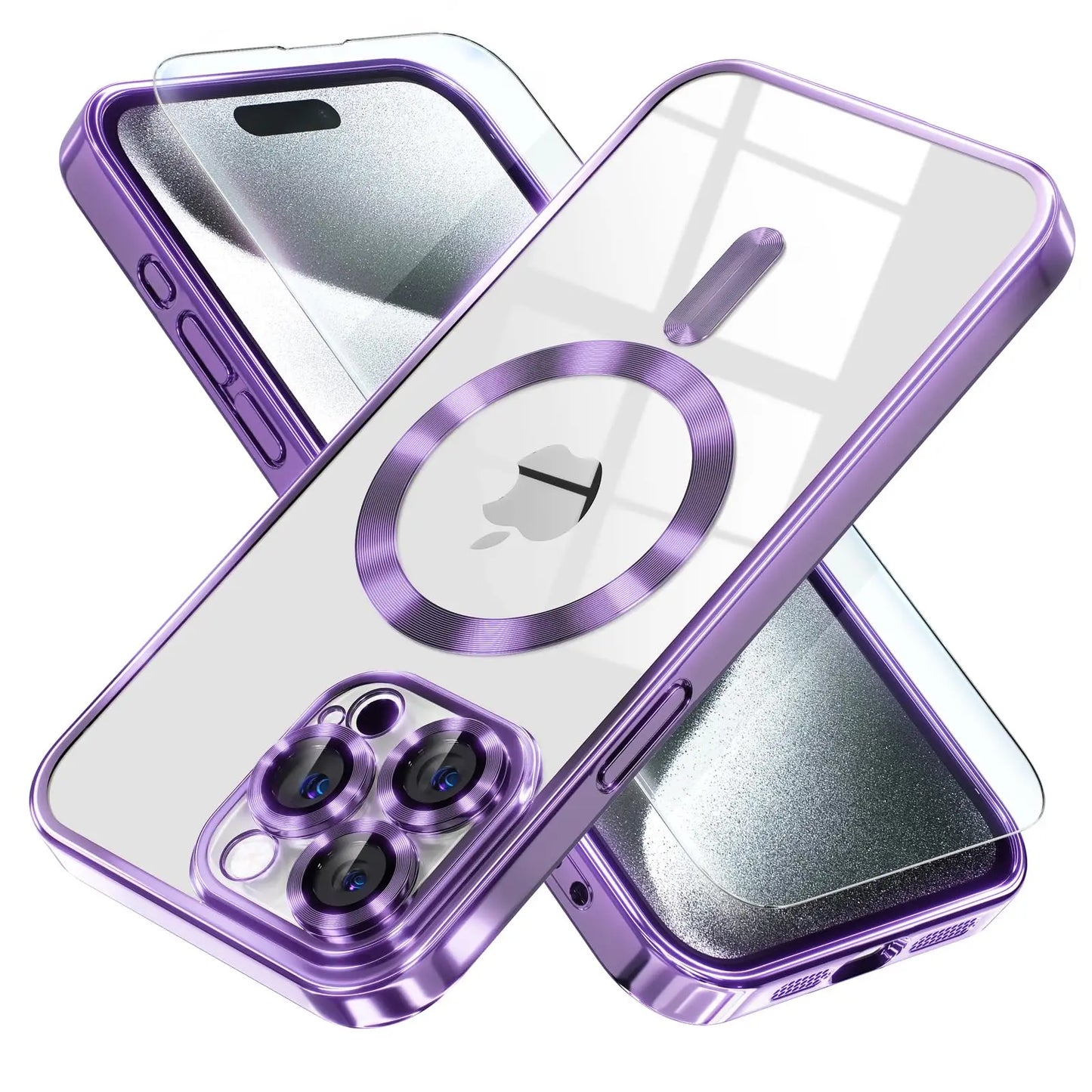 Luxury Transparent MagSafe Case for iPhone