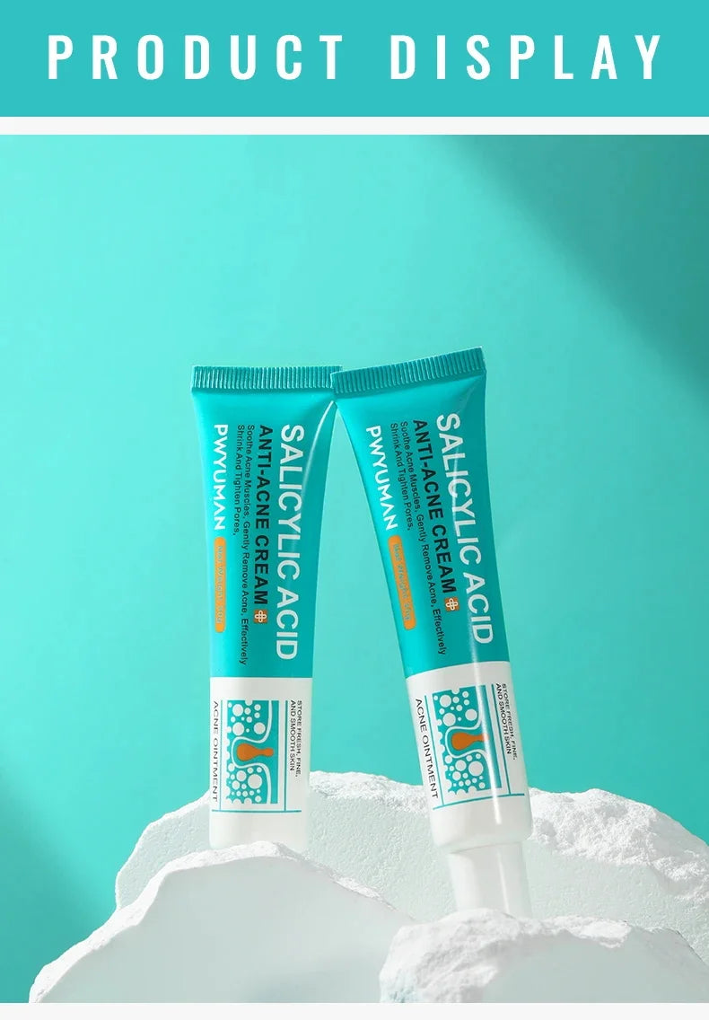 Salicylic Acid Acne Serum Cream Effective Treatment Hip Butt Acne Face Acne Back Acne Fade Acne Marks Whitening Smooth Skin Care