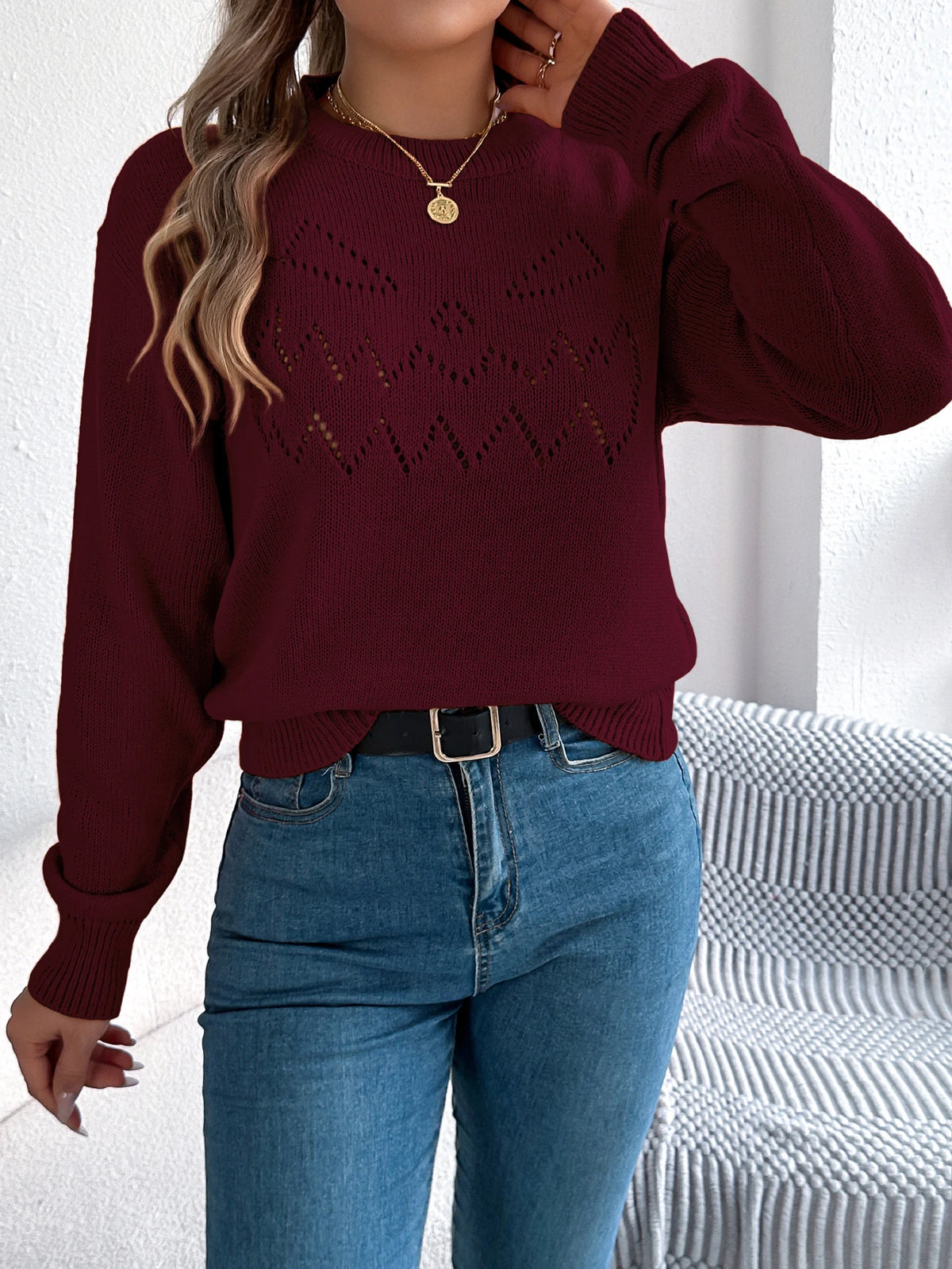 Halloween Women Sweaters for Autumn Winter Casual Solid Color Pumpkin Pattern Long Sleeve Knitted Pullover Tops Orange Khaki Red
