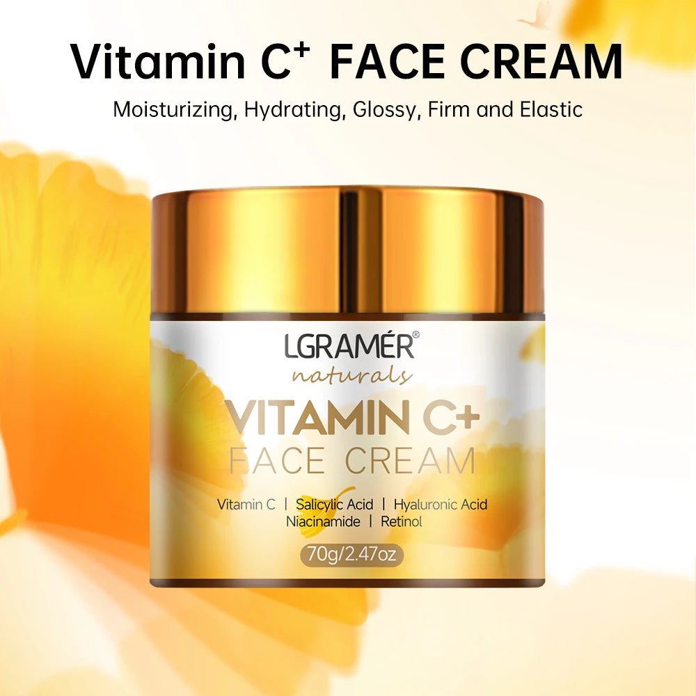 Vitamin C & Retinol Face Cream – Brightening & Firming Skincare