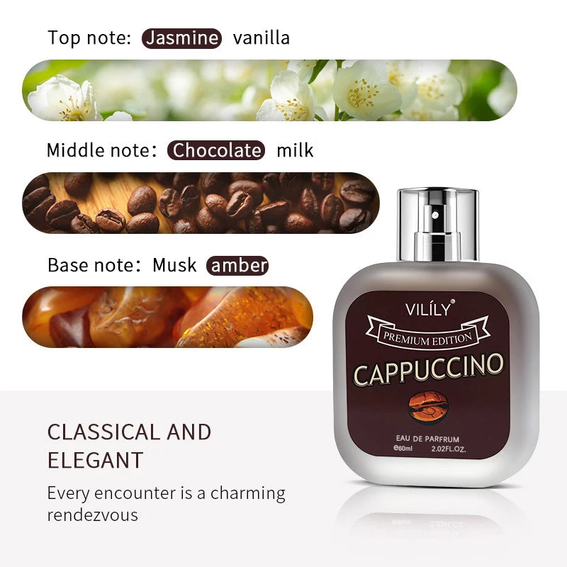 Brand Gourmet Woody Fragrance Spray Original Natural Confidence Men's Perfume Vitality Chocolate Coffee Coconut Charming Perfume
