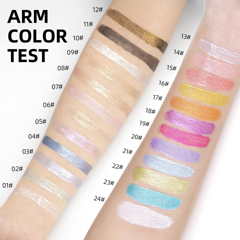 Diamond Shimmer Waterproof Liquid Glitter Eyeliner Eyeshadow Shiny Metallic Eyeliner Pen Eye Beauty Party Makeup Eye Shadow