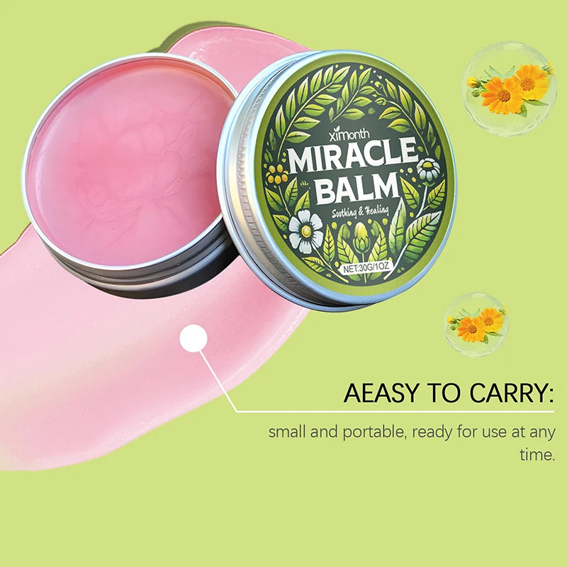 Miracle Balm 30g Natural Herbal Soothing Massage Cream Vitamin E Repairing Hydrating Legs And Feet Daily Body Care Cream