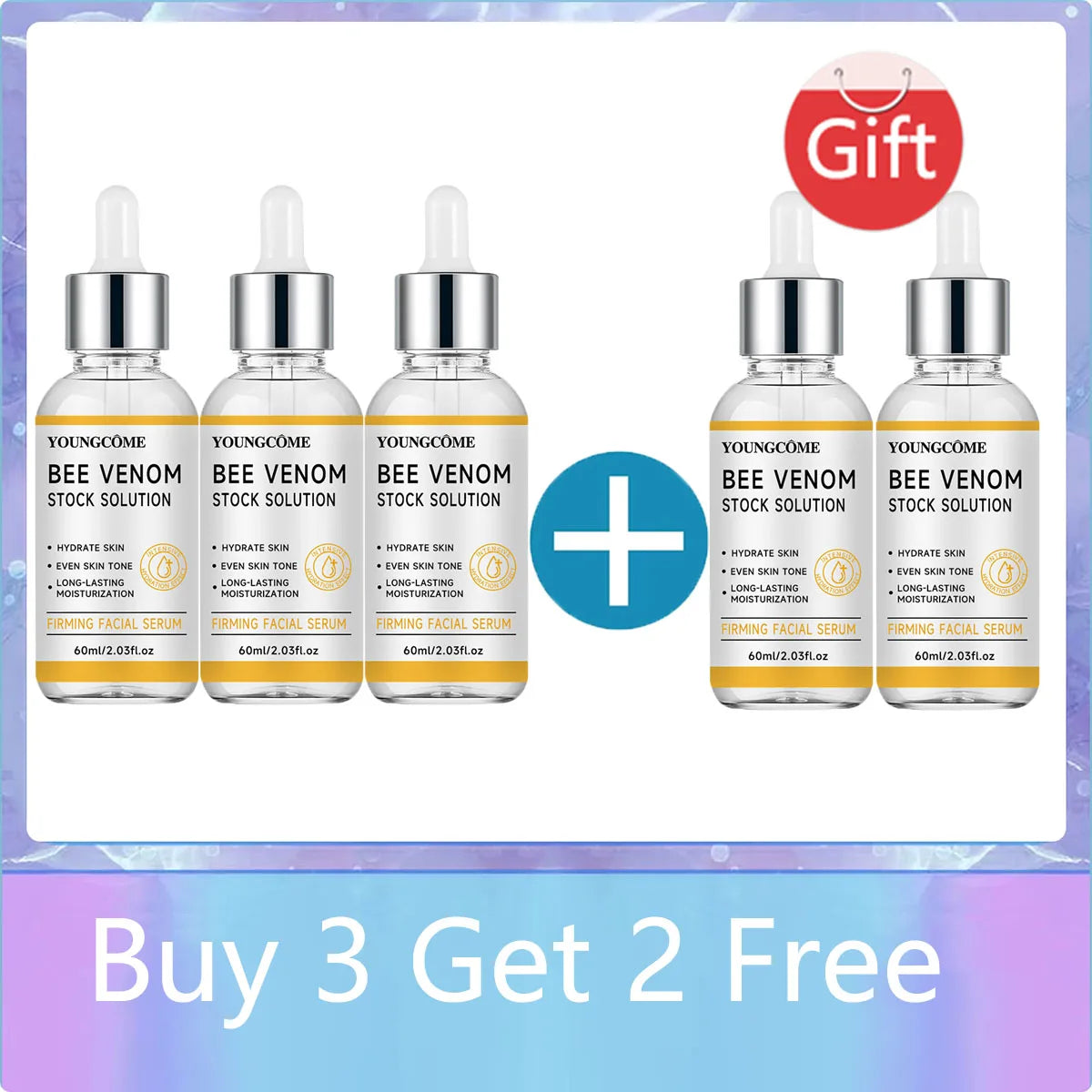 Bee Venom Wrinkles Remover Face Cream Venom Serum Tighten Firming Lifting Anti Aging Moisturizing Whitening Repair Skin Care new