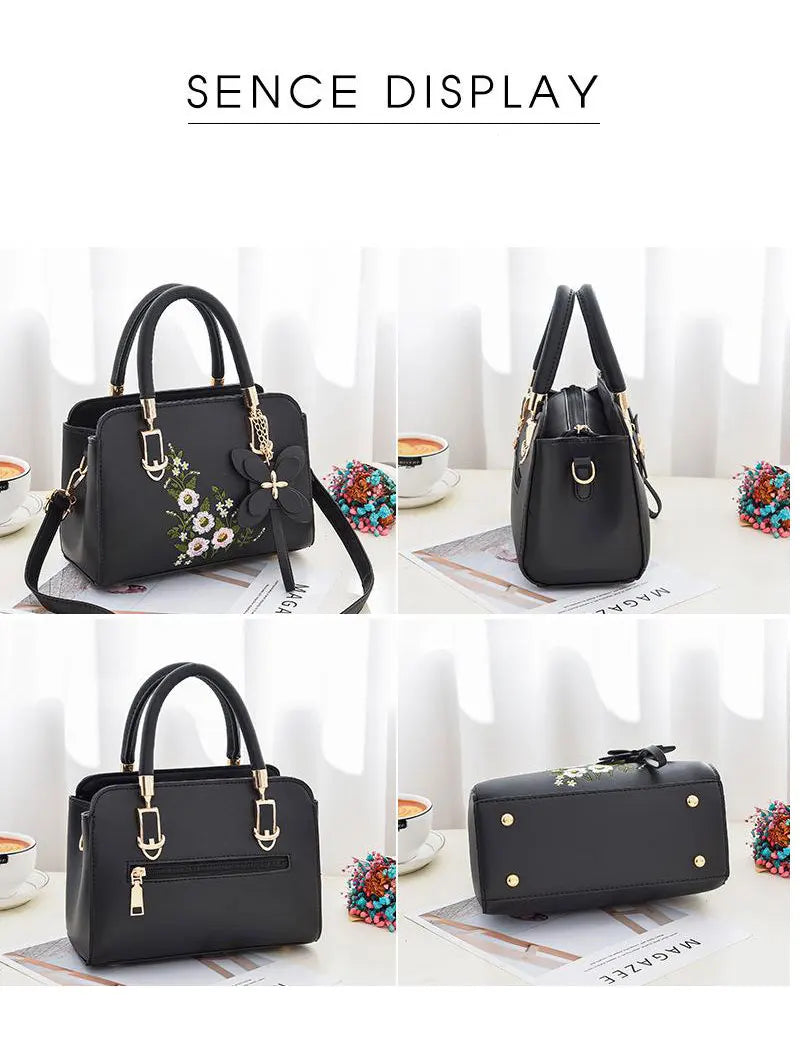Women’s Large Capacity Shoulder & Crossbody Bag – Lychee Pattern PU Leather Bucket Style | حقيبة كتف وكروس نسائية كبيرة السعة – تصميم دلو من جلد صناعي بنقشة الليتشي