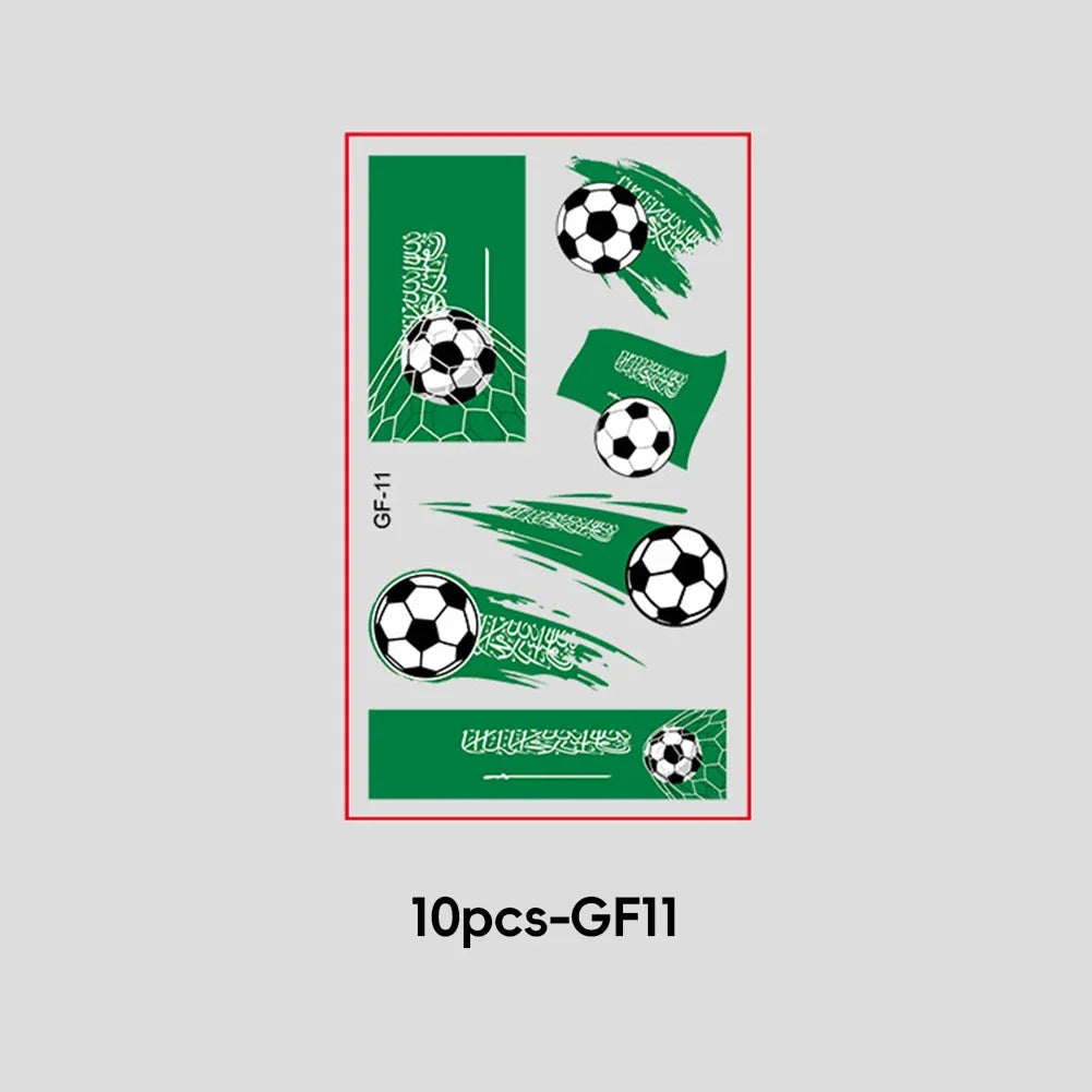 2026 Football Fan National Flag Face Stickers - ملصقات وجه بأعلام الدول لمشجعي كرة القدم 2026